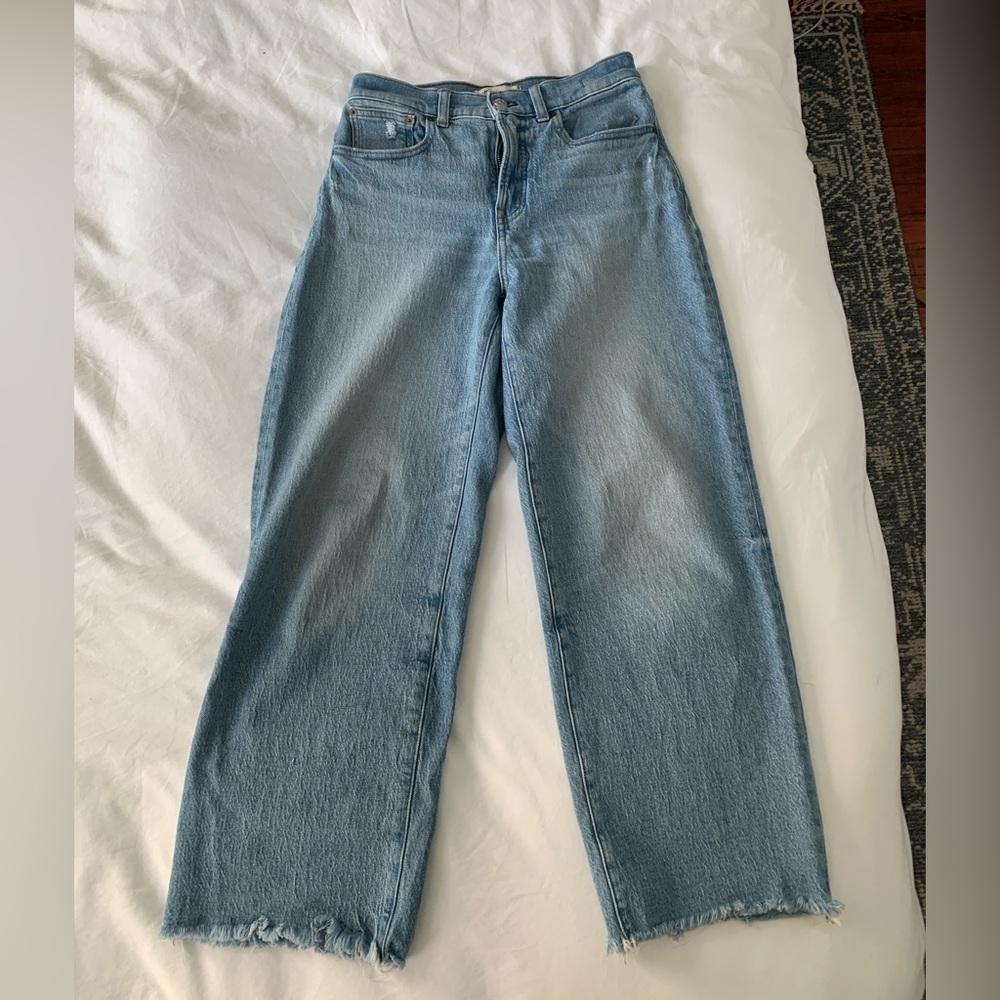 Madewell Light Blue Straight Leg Jeans